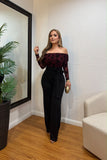 Clara off the shoulder jumpsuit