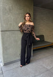 Clara off the shoulder jumpsuit