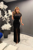 Minerva lace midi dress