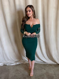 Leah mesh midi dress