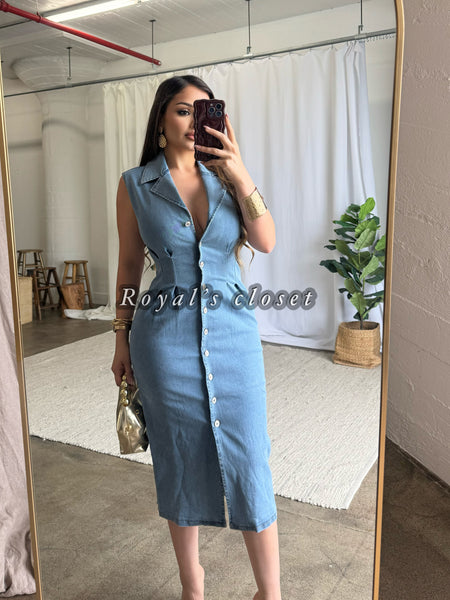 Lidia denim dress