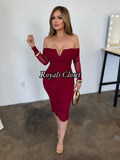 Leah mesh midi dress