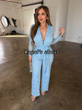 Irene lace suit set