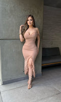 Nelly mesh midi dress