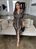 Inez midi dress