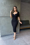 Vicky lace midi dress