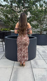 Nelly mesh midi dress