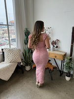 Elena lace midi dress
