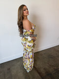Nadia mesh maxi dress