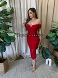 Meybell mesh midi dress