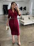 Giselle mesh midi dress