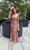 Margarita mesh maxi dress