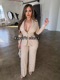 Irene lace suit set