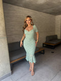 Ivonne lace midi dress
