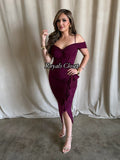 Giselle mesh midi dress