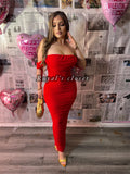 Yuridia mesh maxi dress