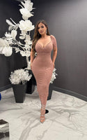 Vicky lace midi dress