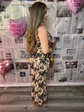 Misdelis mesh midi dress