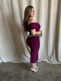 Giselle mesh midi dress