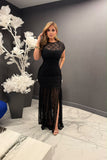 Minerva lace midi dress