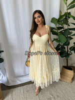 Nataly lace midi dress