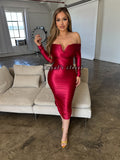 Miranda silk midi dress