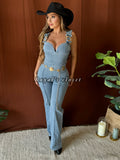 Celeste denim jumpsuit