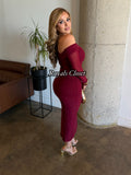 Lizbeth mesh midi dress