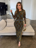 Kim midi dress