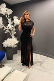 Minerva lace midi dress
