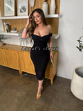 Maggie  mesh midi dress