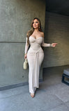 Laura body-con midi dress