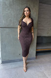 Vicky lace midi dress