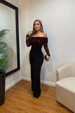 Clara off the shoulder jumpsuit