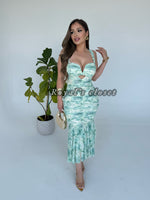 Julia mesh maxi  dress