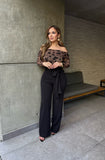 Clara off the shoulder jumpsuit