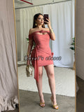 Cecy mesh mini dress