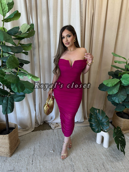 Meybell mesh midi dress