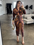 Eva midi dress