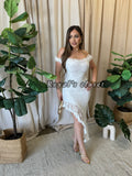 Monik mesh midi dress