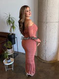 Monik mesh midi dress