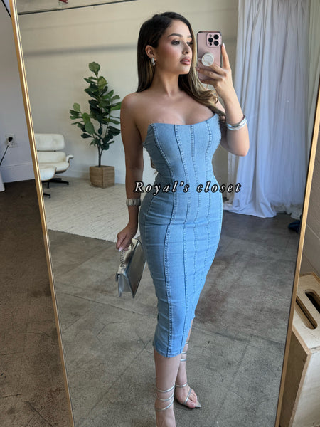 Lidia denim dress