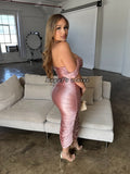 Kenny silk midi dress