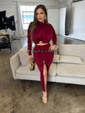 Rosy skirt set
