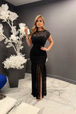 Minerva lace midi dress