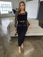 Irene lace midi dress