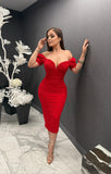 Vicky lace midi dress
