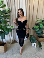 Meybell mesh midi dress