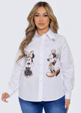 Minnie & Mickey blouse
