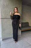 Clara off the shoulder jumpsuit